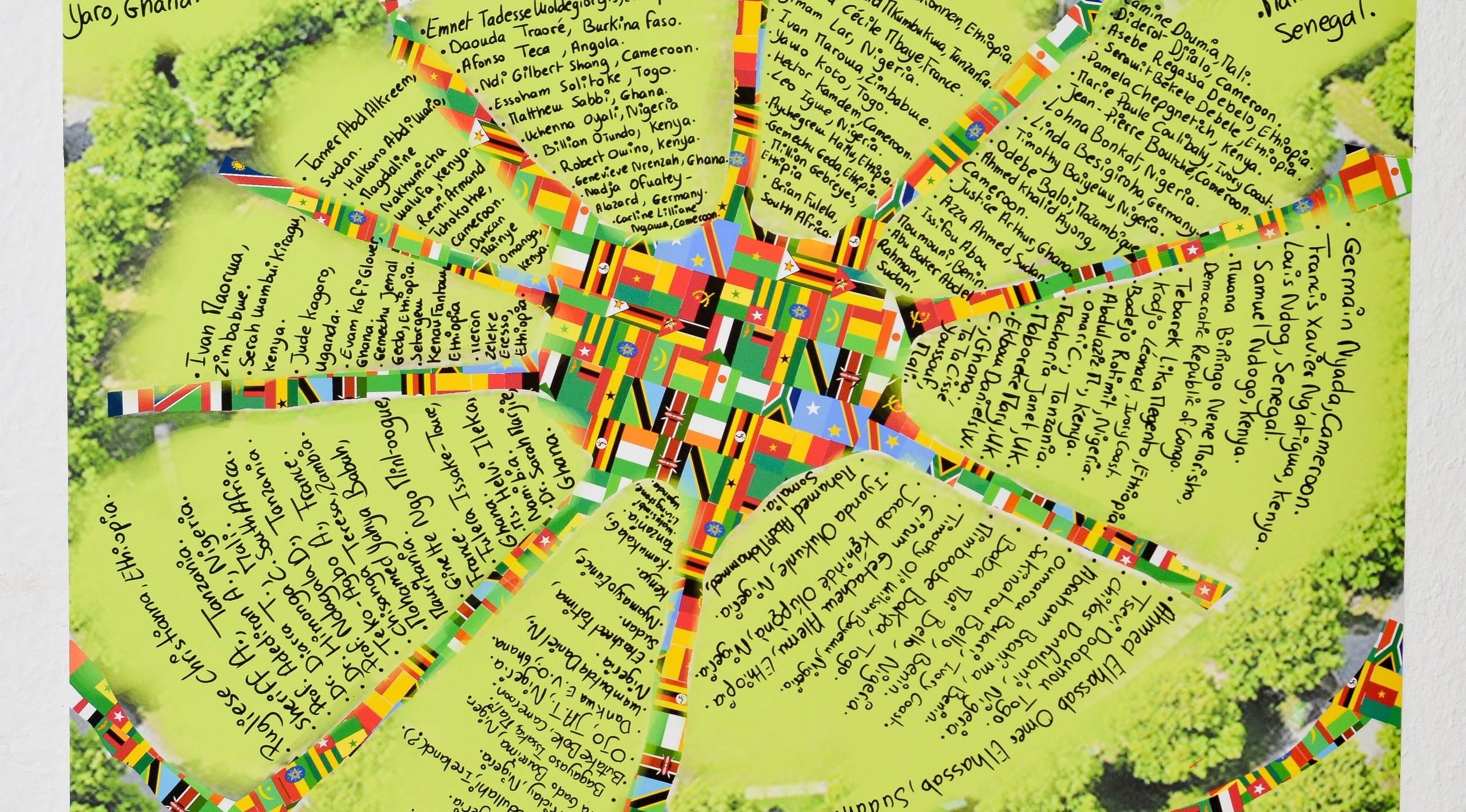 an artwork created by Yasmin Nacef, student of the current African Studies programme